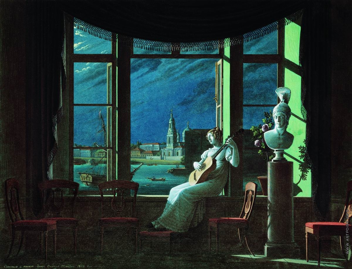 詩のイメージを伝える絵画