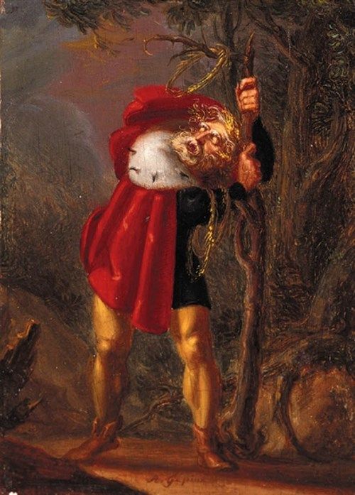 劇のイメージを伝える絵画