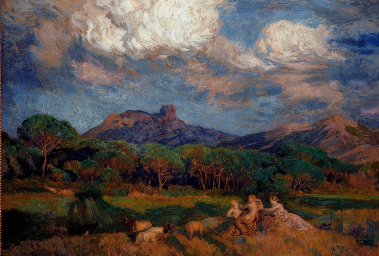 詩のイメージを伝える絵画