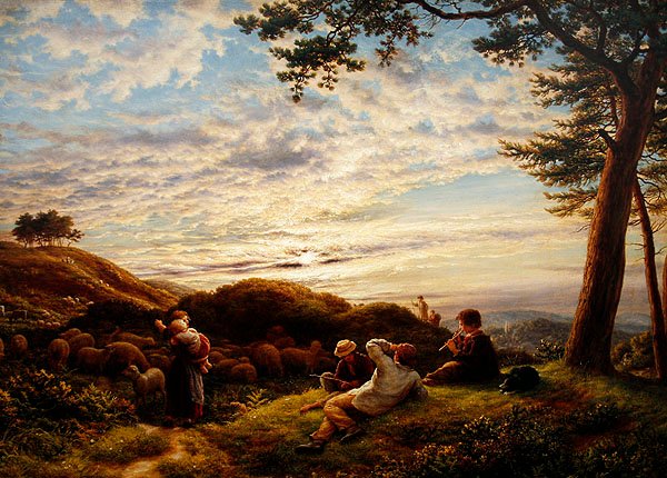 詩のイメージを伝える絵画